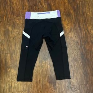 Black Lululemon pants size 4